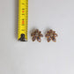 Dolce & Gabbana Gold Brass Purple Flower-Shaped Crystals Clip On Earrings