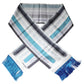 Dolce & Gabbana Multicolor Stripes Silk Fringes Neck Foulard Scarf