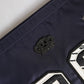 Dolce & Gabbana Blue DG Logo Patch Embellished Pouch Clutch Bag