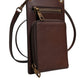 Dolce & Gabbana Brown Leather Neck Strap Cross Body Sling Bag