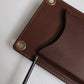 Dolce & Gabbana Brown Leather Neck Strap Cross Body Sling Bag