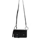 Dolce & Gabbana Black Leather Logo Purse Shoulder Crossbody Bag