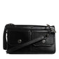 Dolce & Gabbana Black Leather Logo Purse Shoulder Crossbody Bag