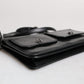 Dolce & Gabbana Black Leather Logo Purse Shoulder Crossbody Bag