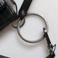 Dolce & Gabbana Black Leather Logo Purse Shoulder Crossbody Bag