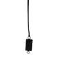 Dolce & Gabbana Black Calf Leather Lanyard Logo Card Holder Wallet