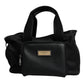 Dolce & Gabbana Black Shoulder Strap Pet Carry Logo Plaque Bag
