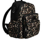 Dolce & Gabbana Multicolor Leopard Print DG Logo Plaque Men Backpack Bag