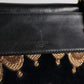 Dolce & Gabbana Black Floral Jacquard Handbag Shoulder Tote Bag