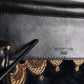 Dolce & Gabbana Black Floral Jacquard Handbag Shoulder Tote Bag