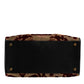 Dolce & Gabbana Multicolor Leather Brocade Velvet Travel Duffle Tote Bag