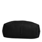 Dolce & Gabbana Black Calfskin Leather Hand Shoulder Duffle Bag