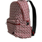 Dolce & Gabbana Red White DG Logo Print Nylon Travel Backpack Bag