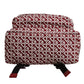 Dolce & Gabbana Red White DG Logo Print Nylon Travel Backpack Bag