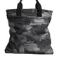 Dolce & Gabbana Black Camouflage Shoulder Strap Logo Plaque Bag