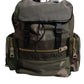 Dolce & Gabbana Military Green Patchwork School Backpack Bag