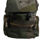 Dolce & Gabbana Military Green Patchwork Travel Backpack Bag Mens Backpack