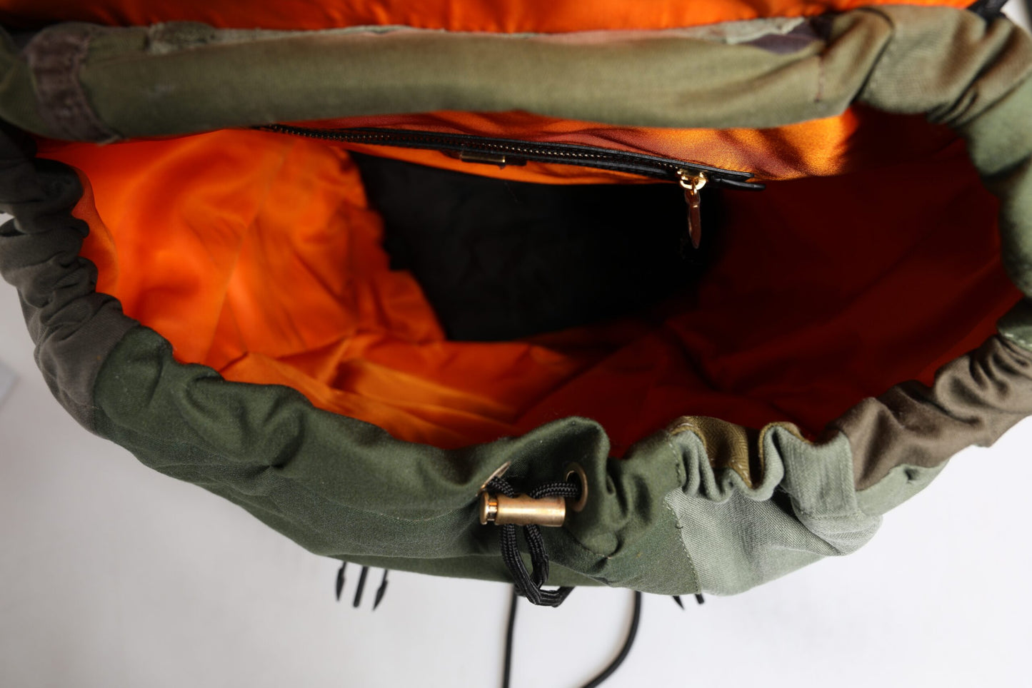 Dolce & Gabbana Military Green Patchwork Travel Backpack Bag Mens Backpack