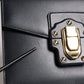 Dolce & Gabbana Black Calfskin Leather Shoulder Strap Bag