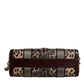 Dolce & Gabbana Brown Leopard Leather Shoulder Strap Duffle Bag
