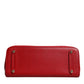 Dolce & Gabbana Red Calfskin Leather Logo Plaque Top Handle Bag