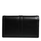 Versace Black Calfskin Leather Chain Strap Shoulder Crossbody Bag