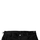 Dolce & Gabbana Black Cotton Cargo Tapered Pants