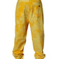 Dolce & Gabbana Yellow Tie Dye Cotton Straight Denim Jeans