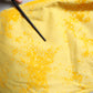 Dolce & Gabbana Yellow Tie Dye Cotton Straight Denim Jeans