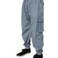 Dolce & Gabbana Light Blue Cotton Jogger Cargo Men Denim Pants