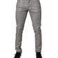 Dolce & Gabbana Gray Cotton Stretch Men Slim Fit Denim Jeans