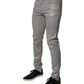 Dolce & Gabbana Gray Cotton Stretch Men Slim Fit Denim Jeans
