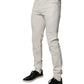 Dolce & Gabbana Off White Cotton Stretch Skinny Denim Jeans