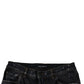 Dolce & Gabbana Black Tattered Cotton Skinny Men Denim Jeans