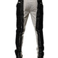 Dolce & Gabbana White Lace Trim Mid Waist Dress Formal Pants