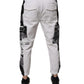 Dolce & Gabbana White Cotton Cargo Jogger Sweatpants Pants