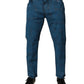 Dolce & Gabbana Blue Tie Dye Cotton Skinny Men Denim Jeans