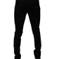 Dolce & Gabbana Black Sacred Heart Cotton Skinny Denim Jeans