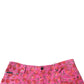 Dolce & Gabbana Pink Cherry Print Cargo Cotton Shorts