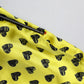 Dolce & Gabbana Green Silk Heart Print Bermuda Shorts