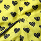 Dolce & Gabbana Green Silk Heart Print Bermuda Shorts