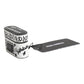 Dolce & Gabbana Black White Leather Scribble Embossed Logo Airpods Case