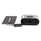 Dolce & Gabbana Black White Leather Scribble Embossed Logo Airpods Case