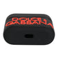 Dolce & Gabbana Black Orange Silicone Embossed Logo Airpods Case