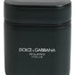 Dolce & Gabbana Black Calfskin Leather Logo Print Flip Holder Airpods Case