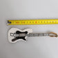 Dolce & Gabbana Gold Brass Logo Beaded Guitar Pin Brooch