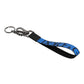 Dolce & Gabbana Blue Logo Nylon Silver Brass Men Holder Keychain Keyring