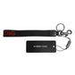 Dolce & Gabbana Black Logo Nylon Silver Brass Men Holder Keychain Keyring