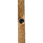 Dolce & Gabbana Black Sapphire Gold Tone Brass Tie Clip Bar