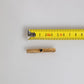 Dolce & Gabbana Black Sapphire Gold Tone Brass Tie Clip Bar